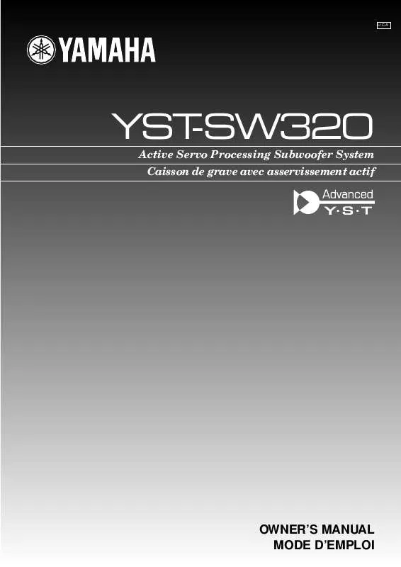 Mode d'emploi YAMAHA YST-SW3202