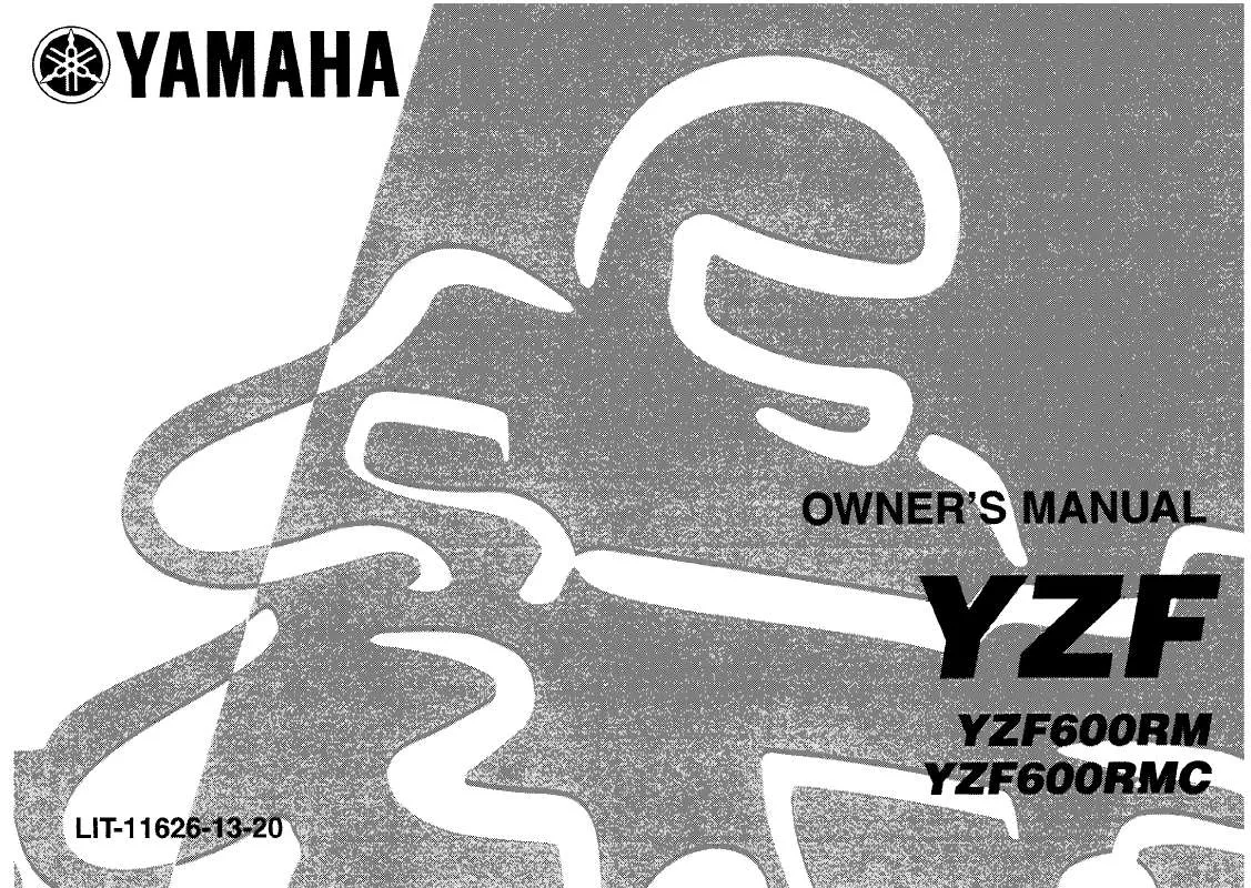 Mode d'emploi YAMAHA YZF-600R-2000