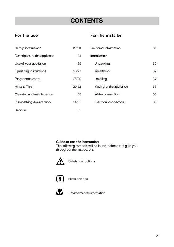 Mode d'emploi ZANKER CTF950