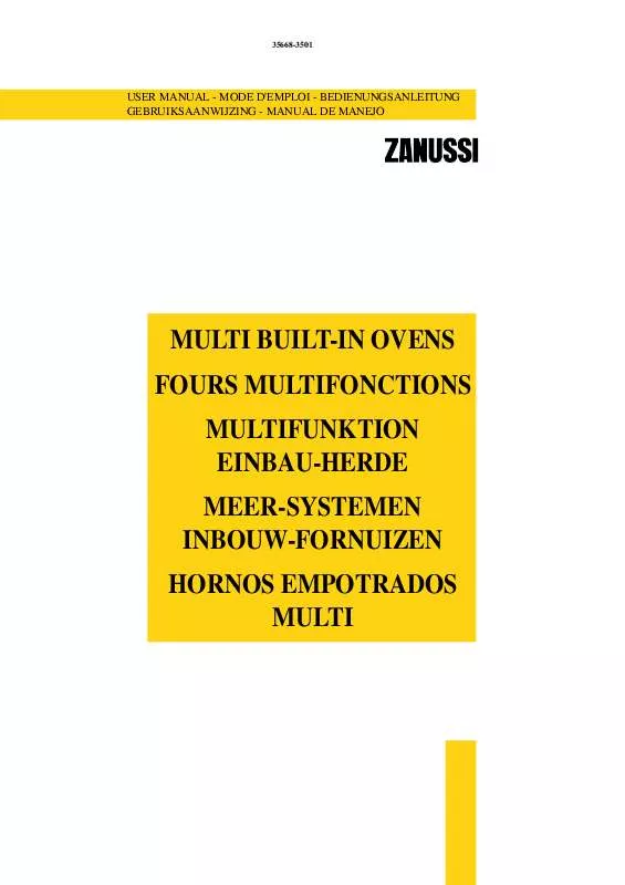 Mode d'emploi ZANUSSI BST6A