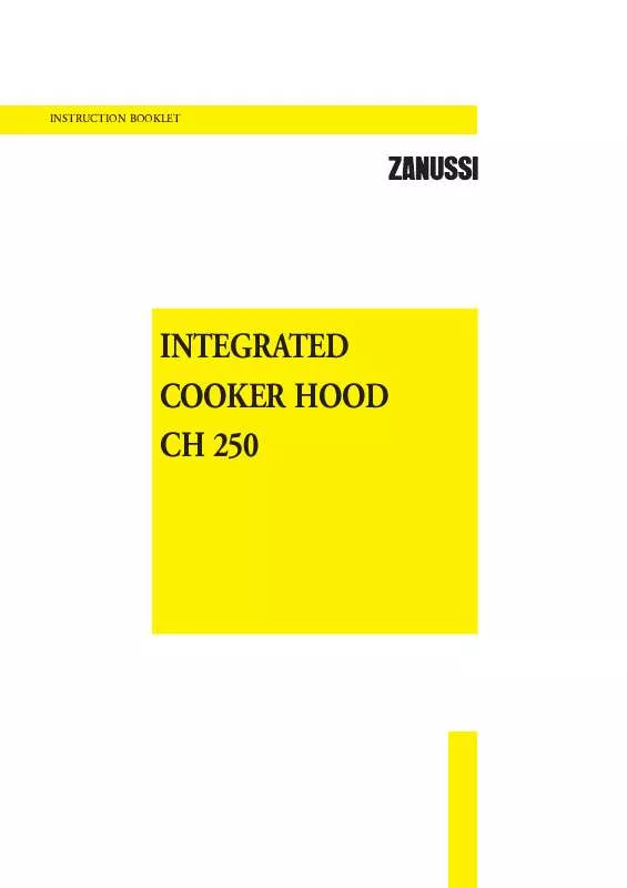 Mode d'emploi ZANUSSI CH250B