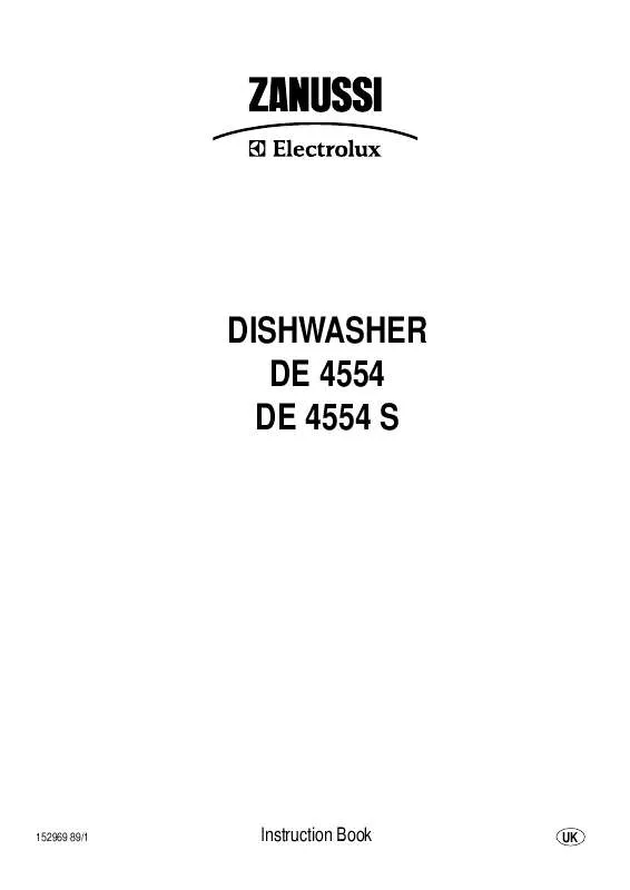 Mode d'emploi ZANUSSI DE4554S