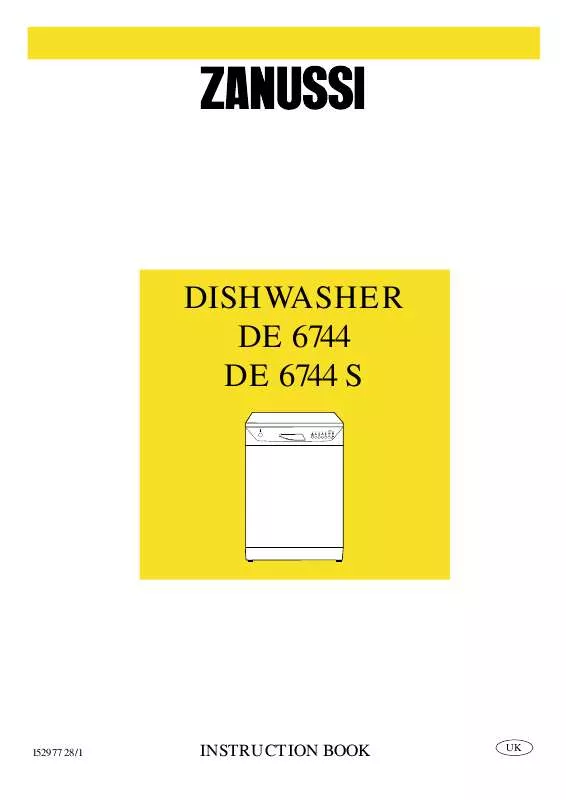 Mode d'emploi ZANUSSI DE6744SIL