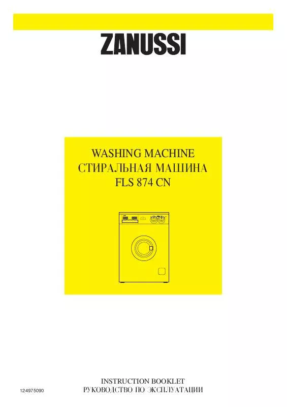 Mode d'emploi ZANUSSI FLS874CN