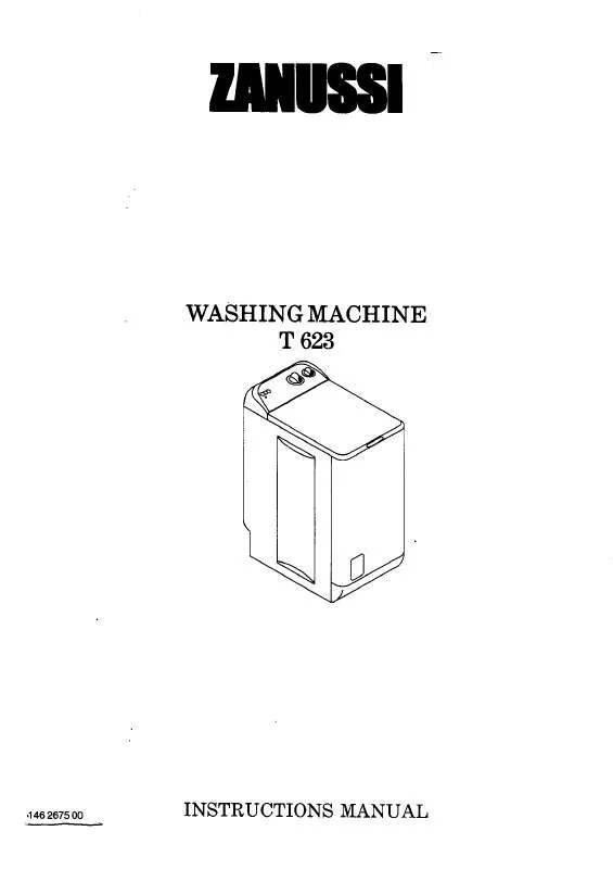 Mode d'emploi ZANUSSI T623