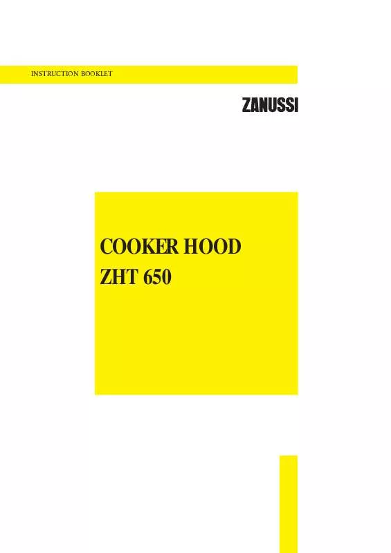 Mode d'emploi ZANUSSI ZHT650X/GB