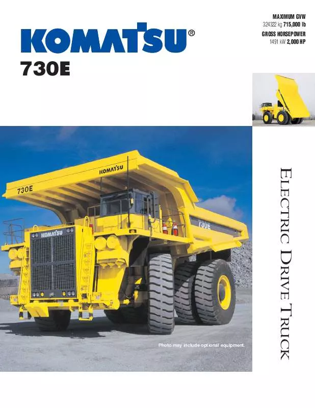 Mode d'emploi ZENOAH KOMATSU 730E