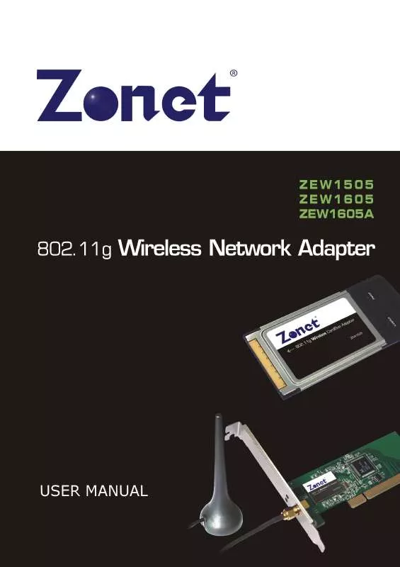 Mode d'emploi ZONET ZEW1605