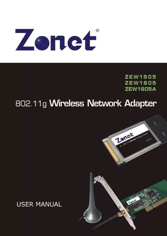 Mode d'emploi ZONET ZEW1605A