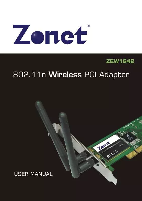 Mode d'emploi ZONET ZEW1642