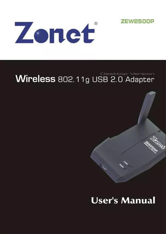 Mode d'emploi ZONET ZEW2500P