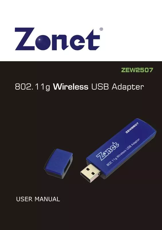 Mode d'emploi ZONET ZEW2507